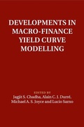 Cover: Developments in Macro-Finance Yield Curve Modelling - Cambridge University Press