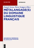 Cover: M&eacute;talangage(s) du domaine linguistique fran&ccedil;ais - De Gruyter