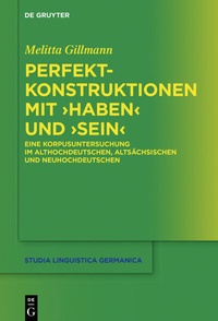 Abbildung von: Perfektkonstruktionen mit >haben< und >sein< - De Gruyter