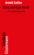 Cover: Moral und Hypermoral - Vittorio Klostermann Verlag