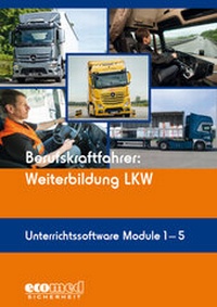 Abbildung von: Berufskraftfahrer: Weiterbildung LKW (Unterrichtssoftware Module 1-5) - ecomed Storck