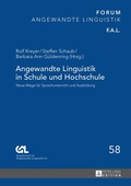 Cover: Angewandte Linguistik in Schule und Hochschule - Peter Lang Verlag