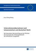 Abbildung von: Unternehmensübernahmen nach taiwanesischem und deutschem Recht - Peter Lang Verlag