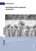 Cover: Wie wehrhaft ist die europ&auml;ische Demokratie? - Tectum Wissenschaftsverlag