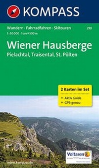 Abbildung von: KOMPASS Wanderkarte Wiener Hausberge - Pielachtal - Traisental - St. Pölten - KOMPASS-Karten