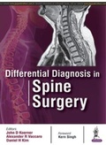 Cover: Differential Diagnosis in Spine Surgery - Jaypee Brothers Medical Publishers