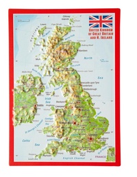 Abbildung von: Reliefpostkarte Great Britain - georelief Vertriebs GbR