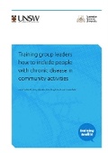 Cover: CHS Toolkit: Training group leaders how to include people with chronic disease in community activities - ANU Press