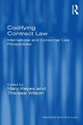 Cover: Codifying Contract Law - Routledge
