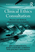 Cover: Clinical Ethics Consultation - Routledge