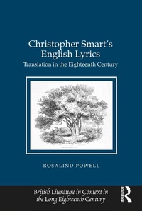 Enlarge image Cover: Christopher Smart's English Lyrics - Routledge