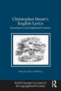 Cover: Christopher Smart's English Lyrics - Routledge
