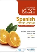 Cover: Cambridge IGCSE (R) and International Certificate Spanish Foreign Language Teacher Resource & Audio-CDs - Hodder Education