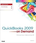 Cover: QuickBooks 2009 on Demand - Que Corporation,U.S.