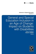 Cover: General and Special Education Inclusion in an Age of Change - Emerald Group Publishing Limited