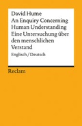 Cover: An Enquiry Concerning Human Understanding / Eine Untersuchung &uuml;ber den menschlichen Verstand. Englisch/Deutsch - Reclam