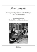 Cover: &raquo;Manu propria&laquo; - B&ouml;hlau