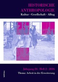 Cover: Historische Anthropologie - B&ouml;hlau