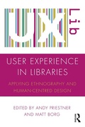 Cover: User Experience in Libraries - Routledge