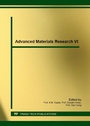 Cover: Advanced Materials Research VI - Trans Tech Publications Ltd