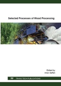 Bild: Selected Processes of Wood Processing - Trans Tech Publications Ltd