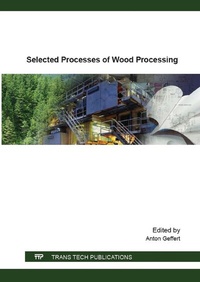 Abbildung von: Selected Processes of Wood Processing - Trans Tech Publications Ltd