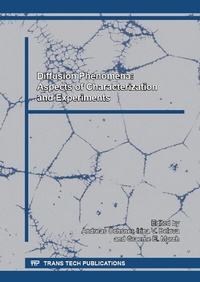 Enlarge image Cover: Diffusion Phenomena: Aspects of Characterization and Experiments - Trans Tech Publications Ltd