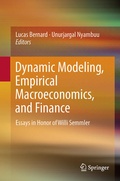 Cover: Dynamic Modeling, Empirical Macroeconomics, and Finance - Springer