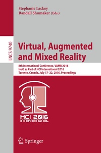 Enlarge image Cover: Virtual, Augmented and Mixed Reality - Springer