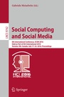 Cover: Social Computing and Social Media - Springer