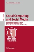 Cover: Social Computing and Social Media - Springer