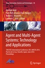 Cover: Agent and Multi-Agent Systems: Technology and Applications - Springer