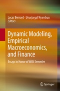 Cover: Dynamic Modeling, Empirical Macroeconomics, and Finance - Springer