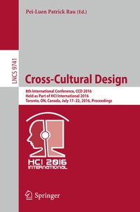 Abbildung von: Cross-Cultural Design - Springer