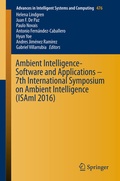 Cover: Ambient Intelligence- Software and Applications - 7th International Symposium on Ambient Intelligence (ISAmI 2016) - Springer