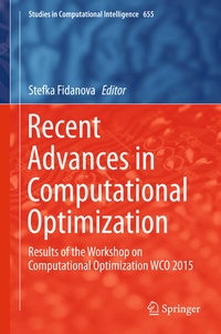 Enlarge image Cover: Recent Advances in Computational Optimization - Springer