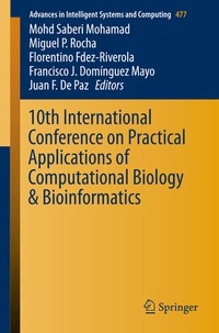 Enlarge image Cover: 10th International Conference on Practical Applications of Computational Biology & Bioinformatics - Springer