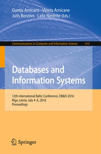 Enlarge image Cover: Databases and Information Systems - Springer