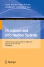 Cover: Databases and Information Systems - Springer