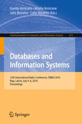 Cover: Databases and Information Systems - Springer