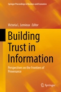 Cover: Building Trust in Information - Springer