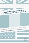 Cover: Postwar Conservatism, A Transnational Investigation - Palgrave Macmillan