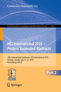 Abbildung von: HCI International 2016 - Posters' Extended Abstracts - Springer