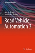 Cover: Road Vehicle Automation 3 - Springer