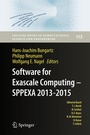 Cover: Software for Exascale Computing - SPPEXA 2013-2015 - Springer