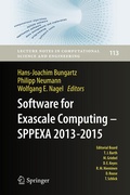 Cover: Software for Exascale Computing - SPPEXA 2013-2015 - Springer