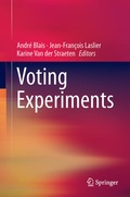 Cover: Voting Experiments - Springer