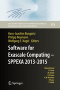 Cover: Software for Exascale Computing - SPPEXA 2013-2015 - Springer