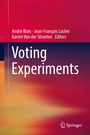 Cover: Voting Experiments - Springer