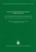 Cover: Probleme der sp&auml;tmittelalterlichen Fr&ouml;mmigkeit in Stadt und Universit&auml;t - Hirzel